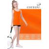 imageQBK 2T13Years Girls Tank Tops Cotton Dance Basic Sleeveless Undershirts for Gymnastics Ballet DancewearOrange