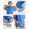 imageQBK 2T17Y Toddler Baseball Cage Jacket Kids Batting Pullover Youth Windbreaker for boys and girlsBlue