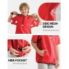 imageQBK 2T17Y Toddler Baseball Cage Jacket Kids Batting Pullover Youth Windbreaker for boys and girlsRed