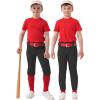 imageQBK 2T17Y Toddler Baseball Pants Youth Softball Pants Kids Tee Ball Pants for Boy GirlCbaseball Pantsblack