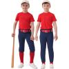 imageQBK 2T17Y Toddler Baseball Pants Youth Softball Pants Kids Tee Ball Pants for Boy GirlDbaseball Pantsnavy