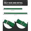 imageQBK 2T3T4T5T Toddler Baseball Socks And Belt Youth Softball Tee Ball Combo Set for Boy Girl 1 Pairs of Socks ampamp 1 BeltGreen