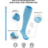 imageQBK 2T3T4T5T Toddler Baseball Socks And Belt Youth Softball Tee Ball Combo Set for Boy Girl 1 Pairs of Socks ampamp 1 BeltLight Blue