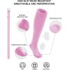 imageQBK 2T3T4T5T Toddler Baseball Socks And Belt Youth Softball Tee Ball Combo Set for Boy Girl 1 Pairs of Socks ampamp 1 BeltLight Pink