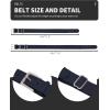 imageQBK 2T3T4T5T Toddler Baseball Socks And Belt Youth Softball Tee Ball Combo Set for Boy Girl 1 Pairs of Socks ampamp 1 BeltNavy
