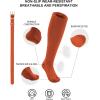 imageQBK 2T3T4T5T Toddler Baseball Socks And Belt Youth Softball Tee Ball Combo Set for Boy Girl 1 Pairs of Socks ampamp 1 BeltOrange