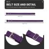 imageQBK 2T3T4T5T Toddler Baseball Socks And Belt Youth Softball Tee Ball Combo Set for Boy Girl 1 Pairs of Socks ampamp 1 BeltPurple