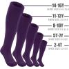 imageQBK 2T3T4T5T Toddler Baseball Socks And Belt Youth Softball Tee Ball Combo Set for Boy Girl 1 Pairs of Socks ampamp 1 BeltPurple
