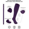imageQBK 2T3T4T5T Toddler Baseball Socks And Belt Youth Softball Tee Ball Combo Set for Boy Girl 1 Pairs of Socks ampamp 1 BeltPurple