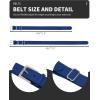 imageQBK 2T3T4T5T Toddler Baseball Socks And Belt Youth Softball Tee Ball Combo Set for Boy Girl 1 Pairs of Socks ampamp 1 BeltRoyal Blue