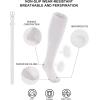 imageQBK 2T3T4T5T Toddler Baseball Socks And Belt Youth Softball Tee Ball Combo Set for Boy Girl 1 Pairs of Socks ampamp 1 BeltWhite