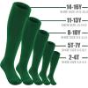 imageQBK 2T3T4T5T Toddler To Youth BaseballSoftball Socks  Soccer TBall Team Sport Socks For Kids Boys And Girls3 PairsGreen