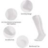 imageQBK 2T3T4T5T Toddler To Youth BaseballSoftball Socks  Soccer TBall Team Sport Socks For Kids Boys And Girls3 PairsWhite