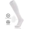 imageQBK 2T3T4T5T Toddler To Youth BaseballSoftball Socks  Soccer TBall Team Sport Socks For Kids Boys And Girls3 PairsWhite