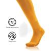 imageQBK 2T3T4T5T Toddler To Youth BaseballSoftball Socks  Soccer TBall Team Sport Socks For Kids Boys And Girls3 PairsYellow