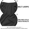 imageQBK 2T3T4T5T to Youth Toddler Boys Baseball Pants Girl Softball Pants Kids Tee Ball Pants with Side PipingBraidBlack
