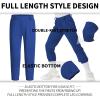 imageQBK 2T3T4T5T to Youth Toddler Boys Baseball Pants Girl Softball Pants Kids Tee Ball Pants with Side PipingBraidBlue