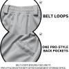 imageQBK 2T3T4T5T to Youth Toddler Boys Baseball Pants Girl Softball Pants Kids Tee Ball Pants with Side PipingBraidGrey
