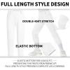 imageQBK 2T3T4T5T to Youth Toddler Boys Baseball Pants Girl Softball Pants Kids Tee Ball Pants with Side PipingBraidWhite