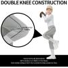 imageQBK 2T3T4T5T6T7T Toddler Boys Knicker Baseball Pants with Side PipingBraidGrey