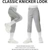 imageQBK 2T3T4T5T6T7T Toddler Boys Knicker Baseball Pants with Side PipingBraidGrey