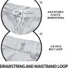 imageQBK 2T3T4T5T6T7T Toddler Boys Knicker Baseball Pants with Side PipingBraidGrey