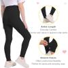 imageQBK 3T 4T 5T to 12Y Girls Leggings Cotton Footless Tights Soft and StretchyBlack
