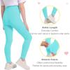 imageQBK 3T 4T 5T to 12Y Girls Leggings Cotton Footless Tights Soft and StretchyBlue