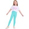 imageQBK 3T 4T 5T to 12Y Girls Leggings Cotton Footless Tights Soft and StretchyBlue