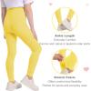 imageQBK 3T 4T 5T to 12Y Girls Leggings Cotton Footless Tights Soft and StretchyYellow