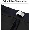 imageQBK Boys Flat Front Dress Pants Uniform Pants Adjustable Waistband for Toddler to Youth with PocketsNavy