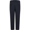 imageQBK Boys Flat Front Dress Pants Uniform Pants Adjustable Waistband for Toddler to Youth with PocketsNavy