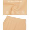 imageQBK Girls Basic Solid Shorts Dance Gymnastics Under Skirts Shorts Cotton for 2T13Years Toddler Little Girls Soft BreathableBeige