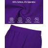 imageQBK Girls Basic Solid Shorts Dance Gymnastics Under Skirts Shorts Cotton for 2T13Years Toddler Little Girls Soft BreathablePurple