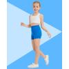 imageQBK Girls Basic Solid Shorts Dance Gymnastics Under Skirts Shorts Cotton for 2T13Years Toddler Little Girls Soft BreathableRoyal Blue