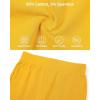 imageQBK Girls Basic Solid Shorts Dance Gymnastics Under Skirts Shorts Cotton for 2T13Years Toddler Little Girls Soft BreathableYellow