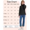imageQBK Girls Long Sleeve Turtleneck TShirt Kids Basic High Neck Casual Trendy Soft Base Layer Tee Tops4t12YearsBlack