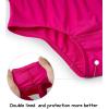 imageQBK Girls Swimming Bottom Suit Swim Brief UPF50 Rash Guard Swimsuit Sun Protection Quick Dry 2t14YearsHot Pink