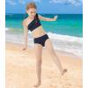 imageQBK Girls Swimming Bottom Suit Swim Brief UPF50 Rash Guard Swimsuit Sun Protection Quick Dry 2t14YearsNavy