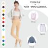 imageQBK GirlsCotton Leggings 2T 3T 4T 5T to 12 Years  Ultra Soft ampamp Comfortable Footless Tights for Toddler to KidsBeige