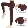 imageQBK GirlsCotton Leggings 2T 3T 4T 5T to 12 Years  Ultra Soft ampamp Comfortable Footless Tights for Toddler to KidsBrown