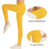 imageQBK GirlsCotton Leggings 2T 3T 4T 5T to 12 Years  Ultra Soft ampamp Comfortable Footless Tights for Toddler to KidsMustard