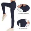 imageQBK GirlsCotton Leggings 2T 3T 4T 5T to 12 Years  Ultra Soft ampamp Comfortable Footless Tights for Toddler to KidsNavy Blue