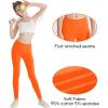 imageQBK GirlsCotton Leggings 2T 3T 4T 5T to 12 Years  Ultra Soft ampamp Comfortable Footless Tights for Toddler to KidsOrange
