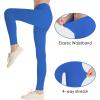 imageQBK GirlsCotton Leggings 2T 3T 4T 5T to 12 Years  Ultra Soft ampamp Comfortable Footless Tights for Toddler to KidsRoyal Blue