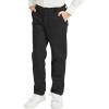 imageQBK Relaxed Fit Stretch School Uniform Pant Chino Pants for Toddler to Youth Boys and GirlsBlack
