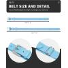 imageQBK Toddler And Youth BaseballSoftball Belt Kids Elastic Adjustable Uniform Belt For Boys And Girls  In Multiple ColorsBaby Blue