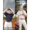 imageQBK Toddler And Youth BaseballSoftball Belt Kids Elastic Adjustable Uniform Belt For Boys And Girls  In Multiple ColorsGreen