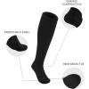 imageQBK Toddler Baseball Socks And Belt Youth Softball Tee Ball Combo Set for Boy Girl 2 Pairs of Socks ampamp 1 BeltBlack
