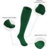 imageQBK Toddler Baseball Socks And Belt Youth Softball Tee Ball Combo Set for Boy Girl 2 Pairs of Socks ampamp 1 BeltGreen